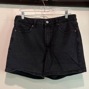 Old Navy Black Denim Jean Shorts